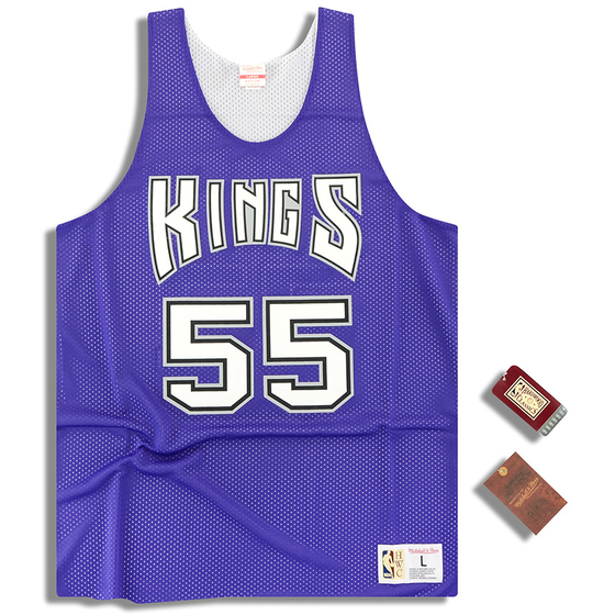 (Amazon) Mitchell & Ness Sacramento Kings Williams #55 Reversible Jersey