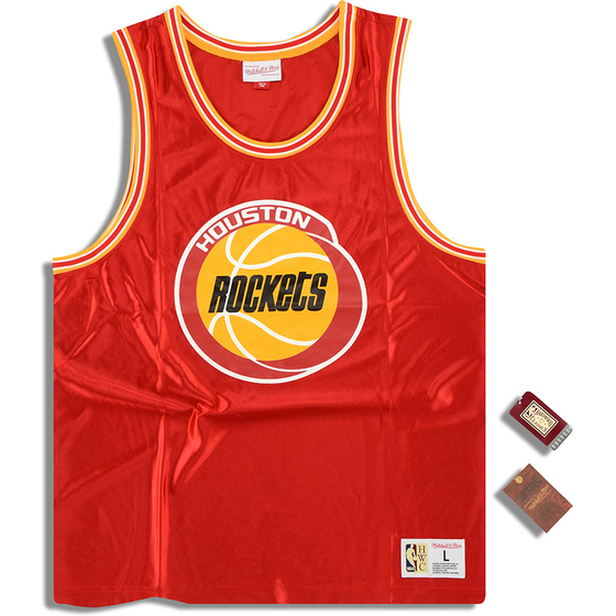 (Amazon) Mitchell & Ness Houston Rockets Tank Jersey