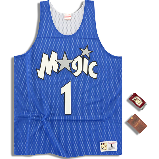 (Amazon) Mitchell & Ness Orlando Magic McGrady #1 Reversible Jersey