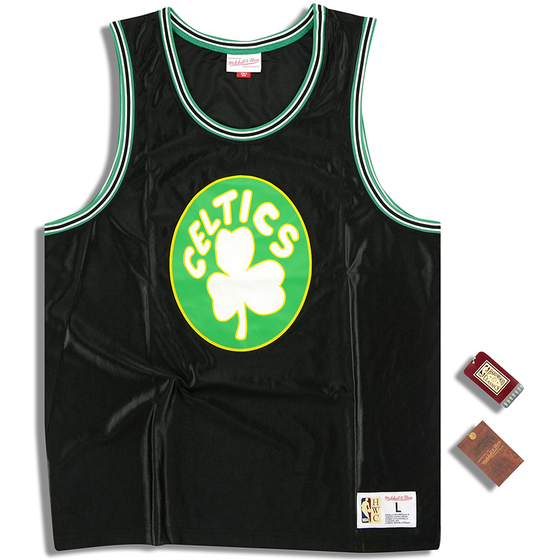 (Amazon) Mitchell & Ness Boston Celtics Tank Jersey