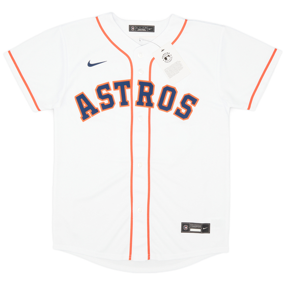 2020-23 Houston Astros Alvarez #44 Nike Home Jersey (M.Kids)