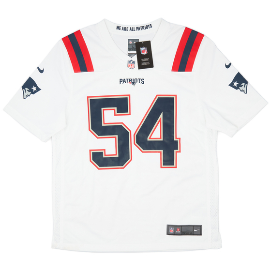 2020-21 New England Patriots Hightower #54 Nike Game Away Jersey (L)