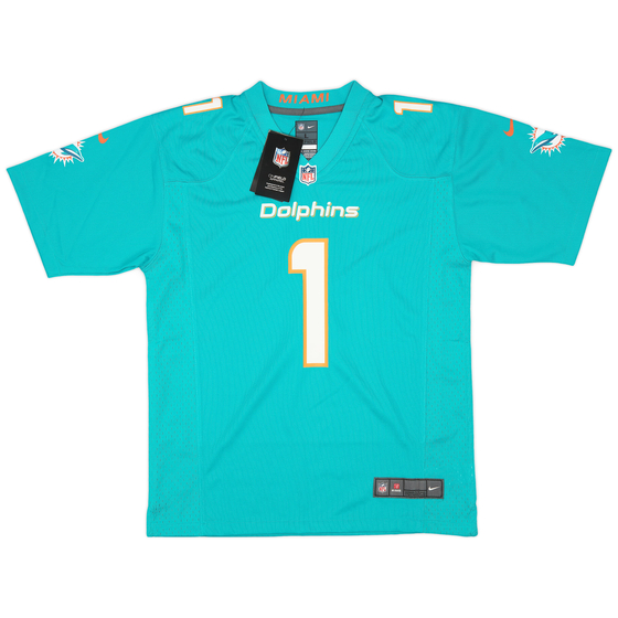2020-23 Miami Dolphins Tagovailoa #1 Nike Game Home Jersey (L.Kids)
