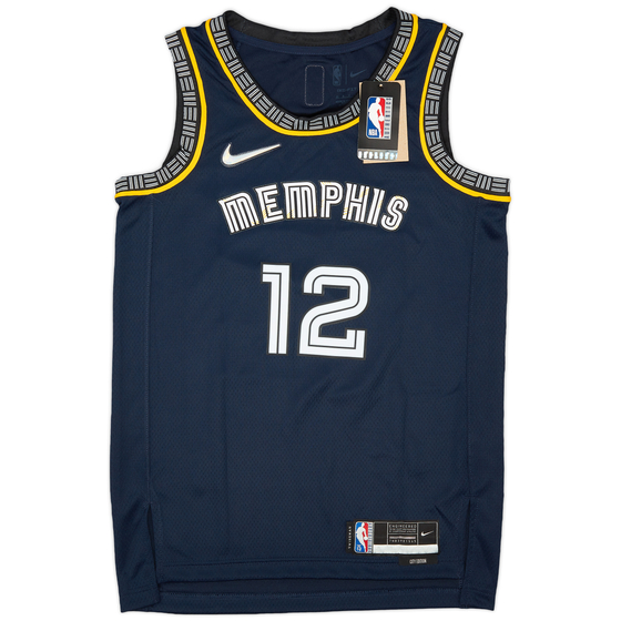 2021-22 Memphis Grizzlies Morant #12 Nike Swingman Alternate Jersey (S)