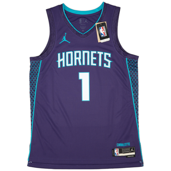 2022-24 Charlotte Hornets Ball #1 Jordan Swingman Alternate Jersey (L)