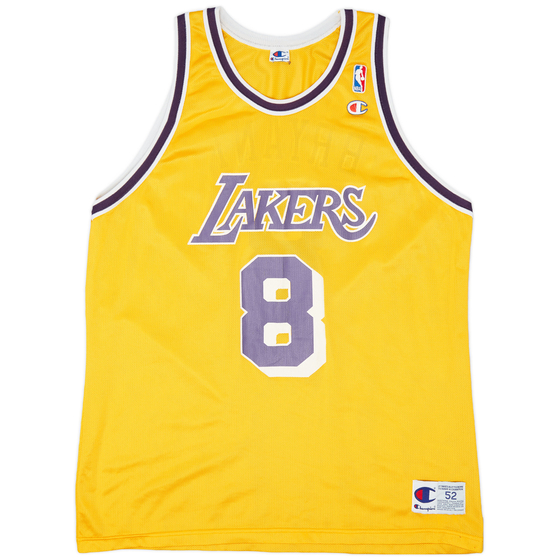 1996-99 LA Lakers Bryant #8 Champion Home Jersey (Very Good) XXL