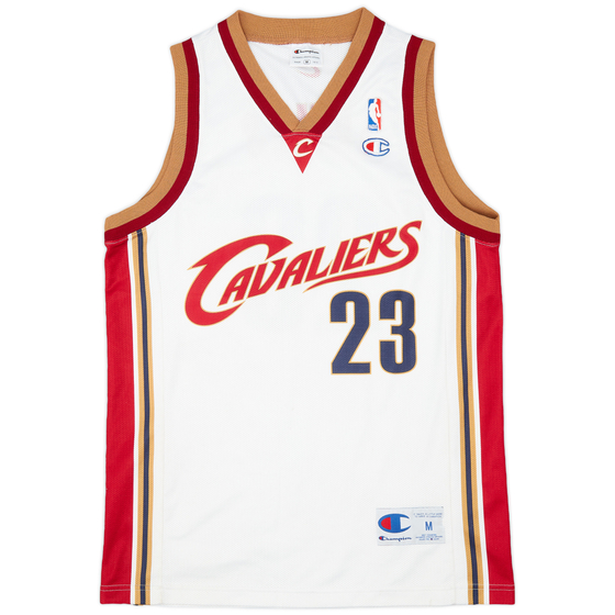 2003-10 Cleveland Cavaliers James #23 Champion Home Jersey (Excellent) M