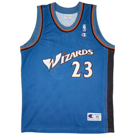 2001-03 Washington Wizards Jordan #23 Champion Away Jersey (Very Good) XL