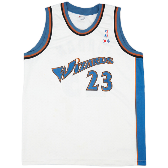 2001-03 Washington Wizards Jordan #23 Champion Home Jersey (Very Good) XXL