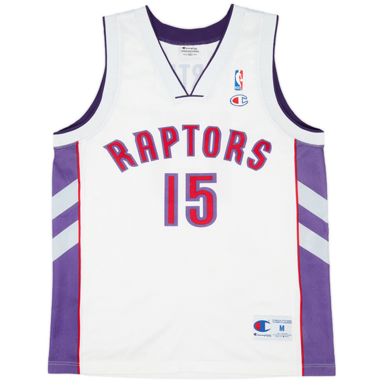1999-04 Toronto Raptors Carter #15 Champion Home Jersey (Excellent) M