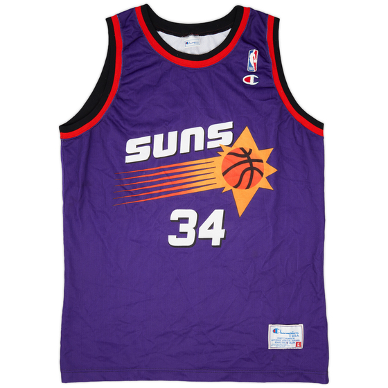 1992-96 Phoenix Suns Barkley #34 Champion Away Jersey (Excellent) L