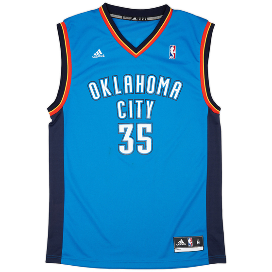 2010-14 Oklahoma City Thunder Durant #35 adidas Away Jersey (Excellent) M