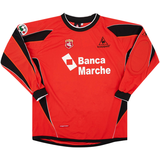 2003-04 Ancona Match Issue GK L/S Shirt Marcon #31