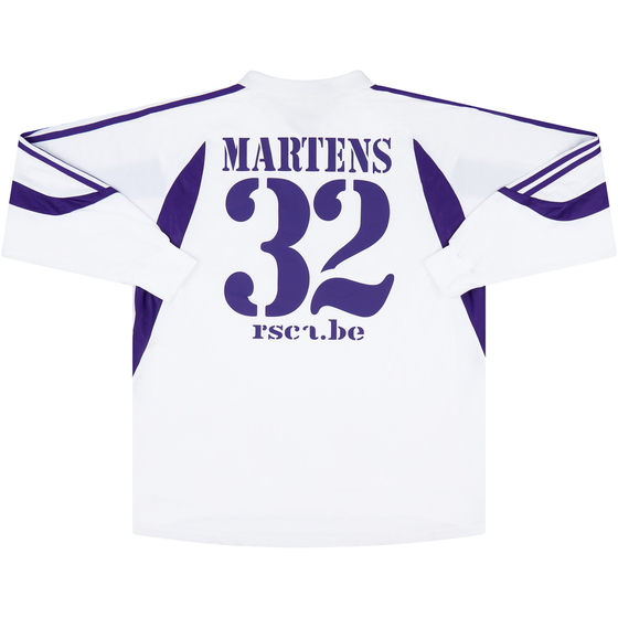 2003-04 Anderlecht Match Issue Home L/S Shirt Martens #32