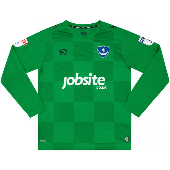 2017-18 Portsmouth Match Issue Signed GK Shirt McGee #1