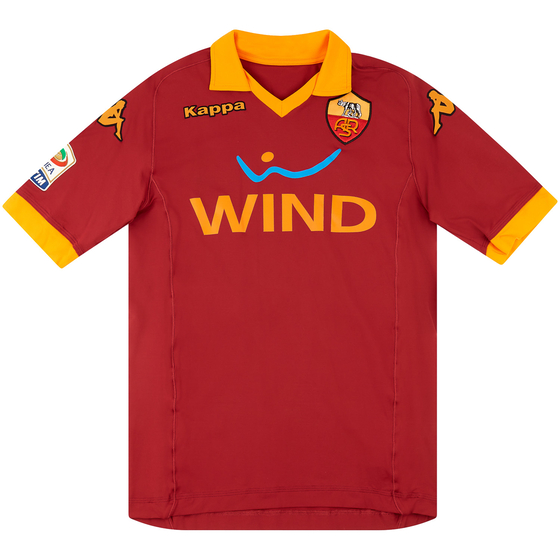 2012-13 Roma Match Issue Home Shirt Florenzi #48