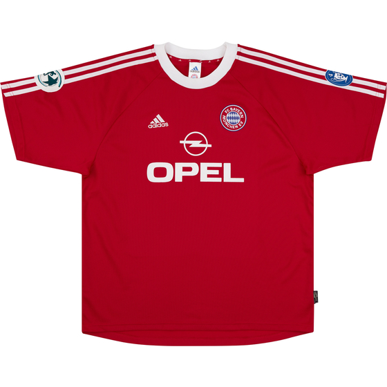 2001-02 Bayern Munich Match Worn UEFA Super Cup Home Shirt Jancker #19 (v Liverpool)