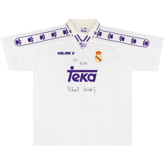 1994-95 Real Madrid Match Issue Signed Home Shirt #10 (Laudrup)