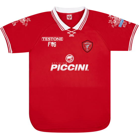 2014-15 Perugia Match Issue Home Shirt Falcinelli #9