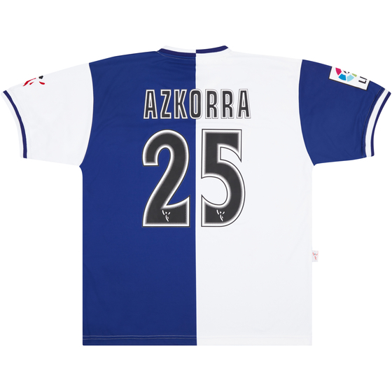 2004-05 Atletic Bilbao Match Issue Away Shirt Azkorra #25