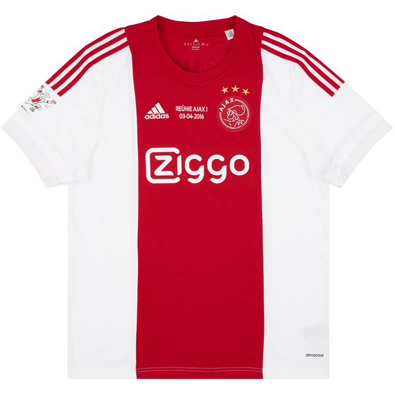 2015-16 Ajax Player Issue 'Reünie' Home Shirt Ooijer 2010 - 10/10 - XL