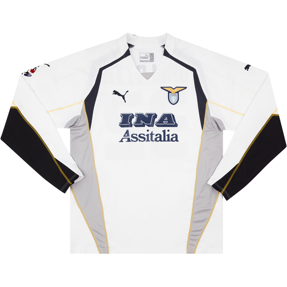 2005-06 Lazio Match Issue GK L/S Shirt Ballotta #32