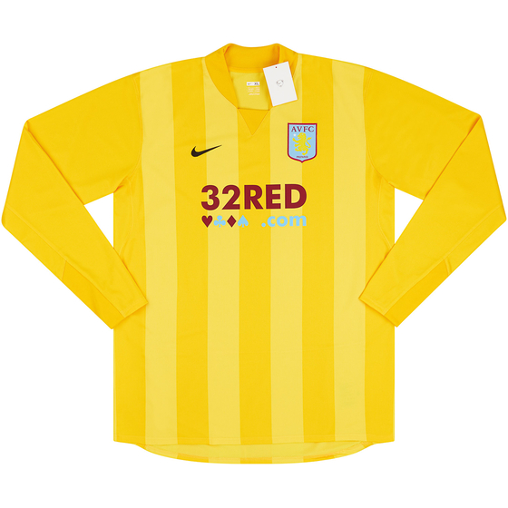 2007-08 Aston Villa Player Issue GK Shirt