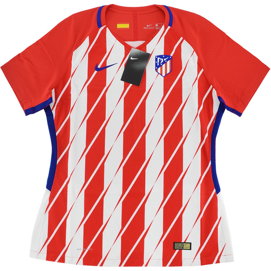 2017-18 Atletico Madrid Women's Player Issue Home Shirt
