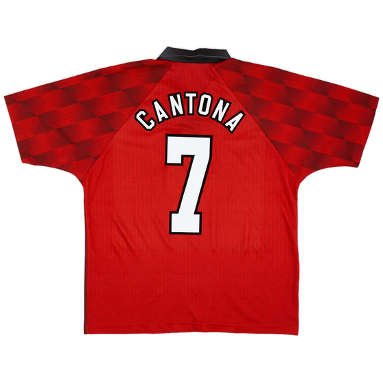 1996-98 Manchester United Home Shirt Cantona #7 - 5/10 - (L)