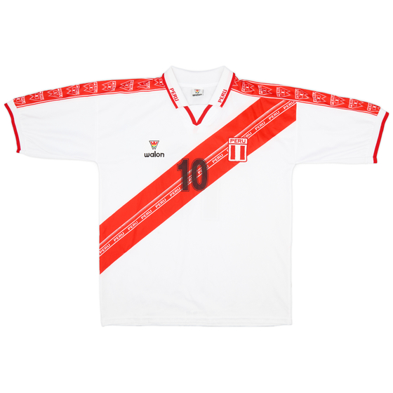 2000-01 Peru Home Shirt #10 - 8/10 - (XL)