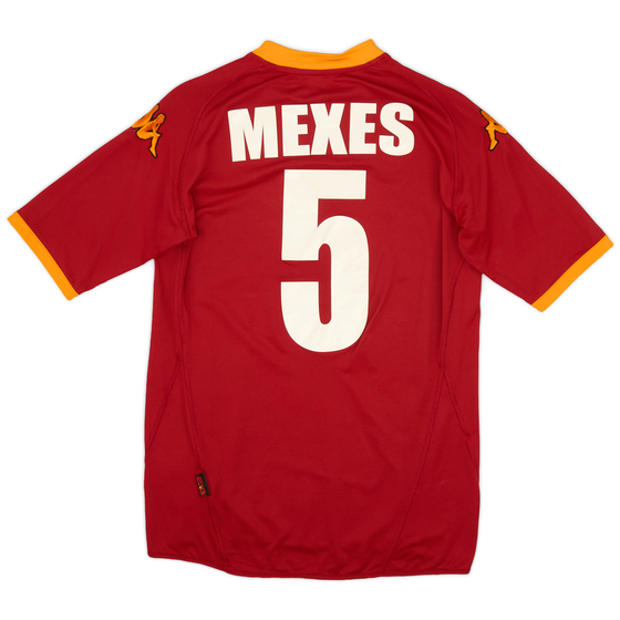 2007-08 Roma Home Shirt Mexes #5 - 8/10 - (M)