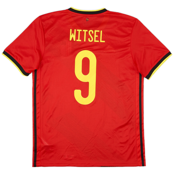 2020-21 Belgium Home Shirt Witsel #9 - 9/10 - (M)