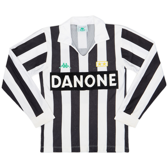 1992-94 Juventus Home L/S Shirt #10 - 7/10 - (XS)