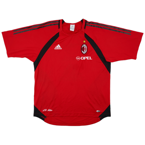 2005-06 AC Milan adidas Training Shirt - 8/10 - (L)