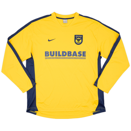 2009-10 Oxford United Home L/S Shirt - 10/10 - (XL)