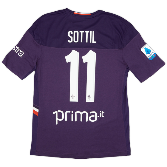 2019-20 Fiorentina Match Issue Home Shirt Sottil #11 - As New - (L)