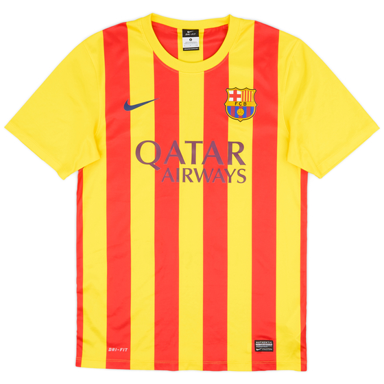 2013-15 Barcelona Basic Away Shirt - 8/10 - (S)