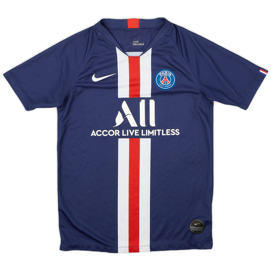 2019-20 Paris Saint-Germain Home Shirt - 4/10 - (L.Boys)