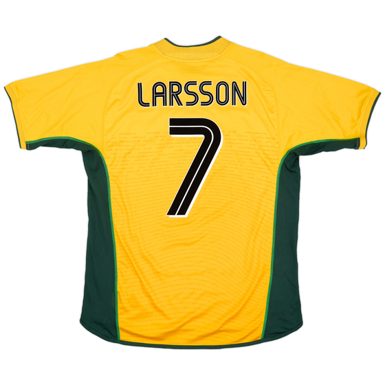 2002-03 Celtic Away Shirt Larsson #7 - 6/10 - (L)