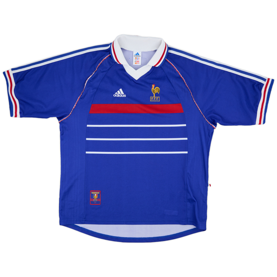 1998-00 France Home Shirt - 9/10 - (XL)
