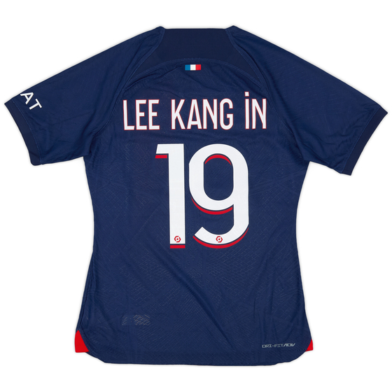 2023-24 Paris Saint-Germain Authentic Home Shirt Lee Kang In #19 (Women's S)