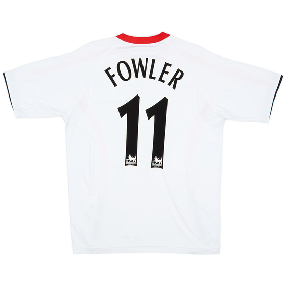 2005-06 Liverpool Away Shirt Fowler #11 - 8/10 - (M)