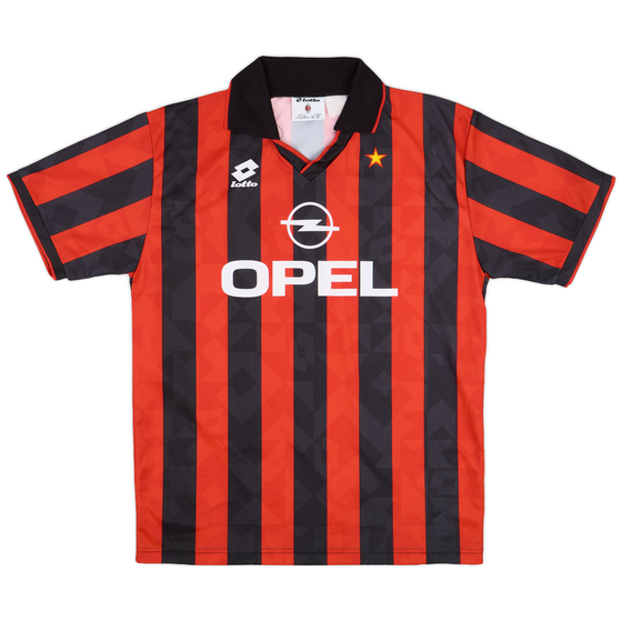 1994-95 AC Milan Home Shirt - 9/10 - (L)