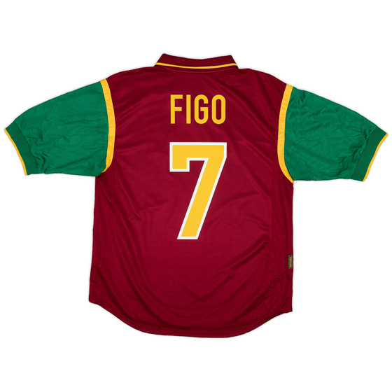 1999-00 Portugal Home Shirt Figo #7 - 9/10 - (M)