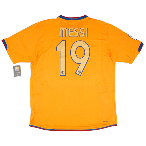 2006-08 Barcelona Away Shirt Messi #19 (XL)