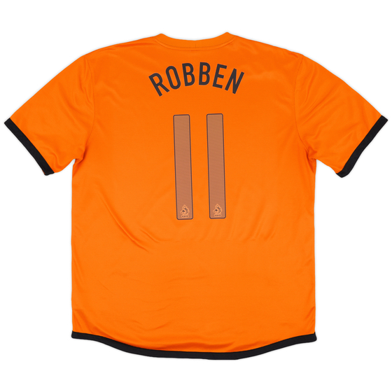 2012-13 Netherlands Home Shirt Robben #11 - 5/10 - (XL)