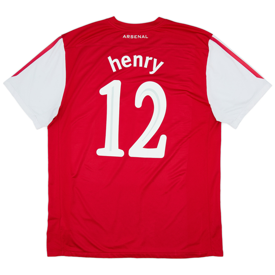 2011-12 Arsenal Home Shirt Henry #12 - 8/10 - (XL)
