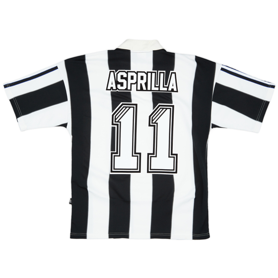 1995-97 Newcastle Home Shirt Asprilla #11 - 9/10 - (S)