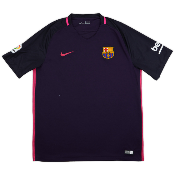 2016-17 Barcelona Away Shirt - 8/10 - (XL)