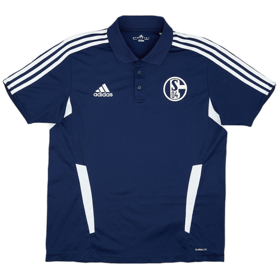 2010-11 Schalke adidas Polo Shirt - 8/10 - (L)